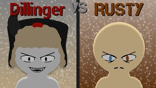 Rusty VS Dillinger Speed Battle 2 - Stick Nodes Animation