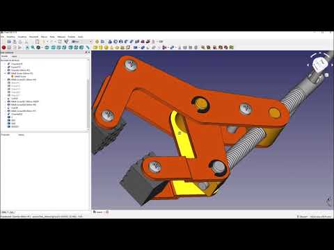 Freecad Tutorial,Manual Clamp.