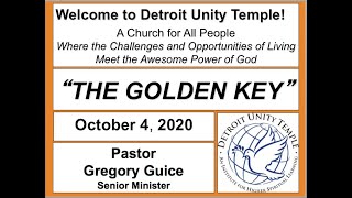 Detroit Unity Temple Sunday Service 10 04 20