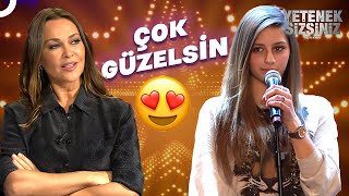 Hem Sesi Hem De Güzelliğiyle Jüriyi Etkiledi! 😍 | Yetenek Sizsiniz Türkiye