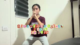 2nd Week Asynchronous Activity: Workout Plan 