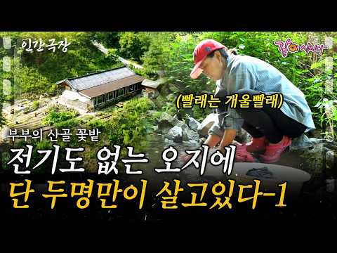 (Full🎬) 사람의 발길이 닿지 않는 첩첩산중 깊은 산골에 전기도 수도도 없이 단 둘이 살아가는 부부가 있다. #인간극장 | KBS 2018.08.20