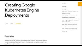 Creating Google Kubernetes Engine Deployments Qwiklab