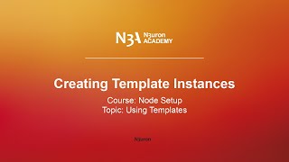 Creating Template Instances