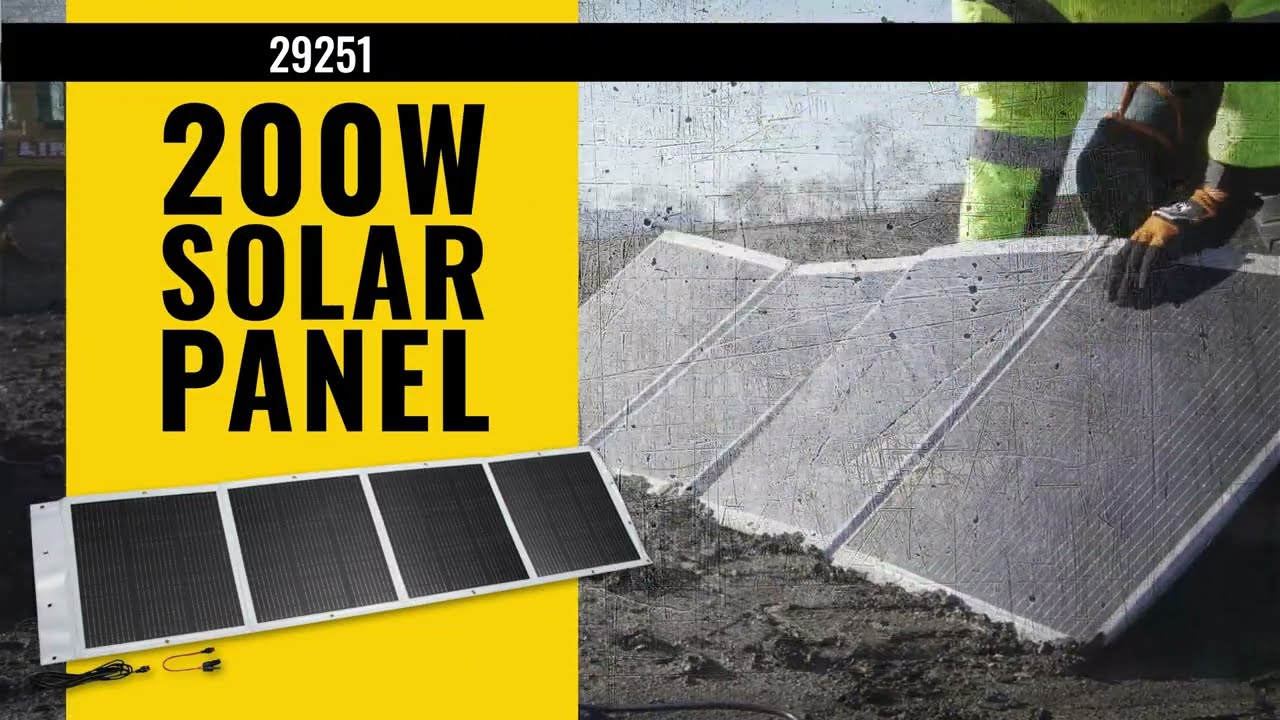 サーマン 200W Portable Solar Panel - 29251 | Klein Tools