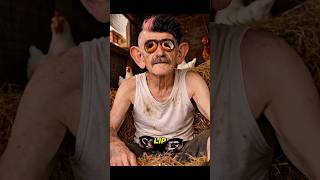 You won't believe what's hiding behind his glasses! 🥚🐣