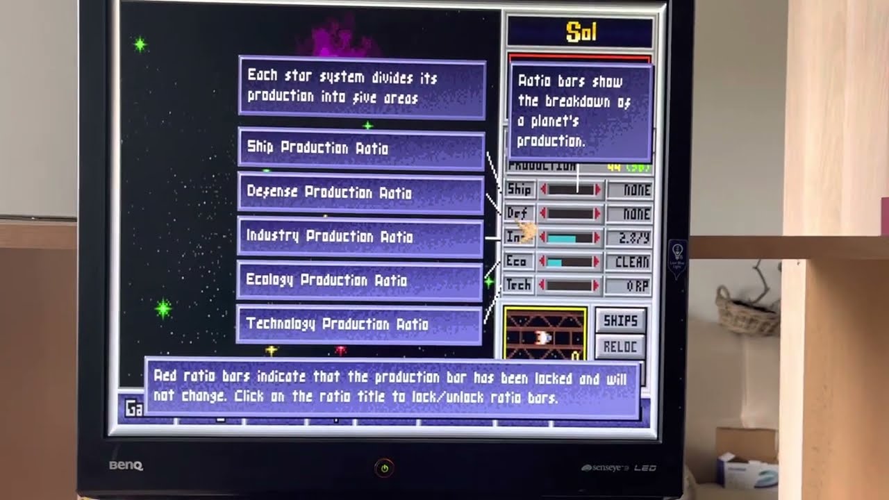 Master of Orion on 286 computer with EMS