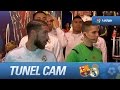 Túnel de vestuarios del FC Barcelona - Real Madrid