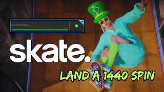 How to LAND A 1440 SPIN in an easy way | skate. | season 4 task