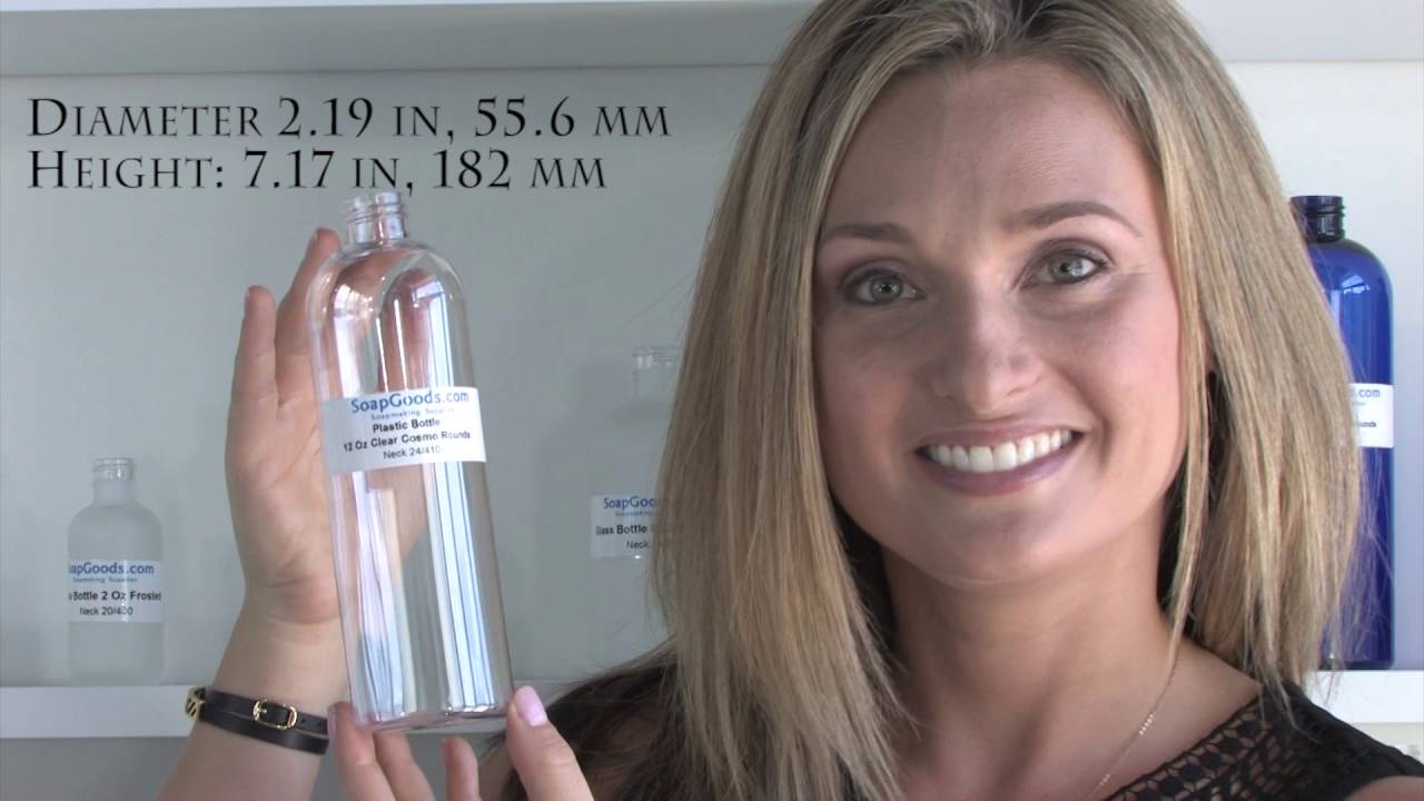 Plastic Bottle 12 Oz Clear Cosmo Rounds