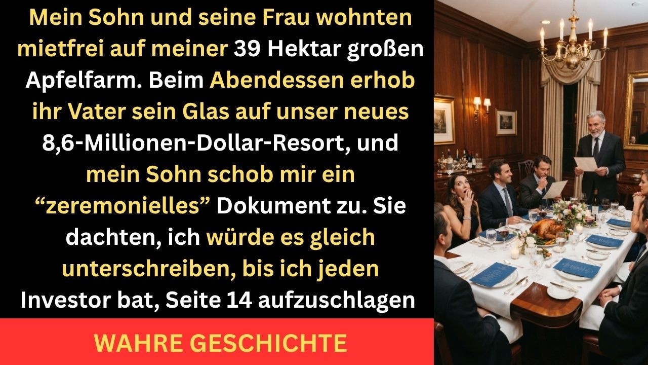 Ich stand in meiner eigenen Küche, als meine Schwiegertochter Brianna beiläufig sagte: „Ihr könnt im Schlafsaal übernachten.“ Sie hatte gerade verkündet, dass vierzig ihrer Verwandten das...