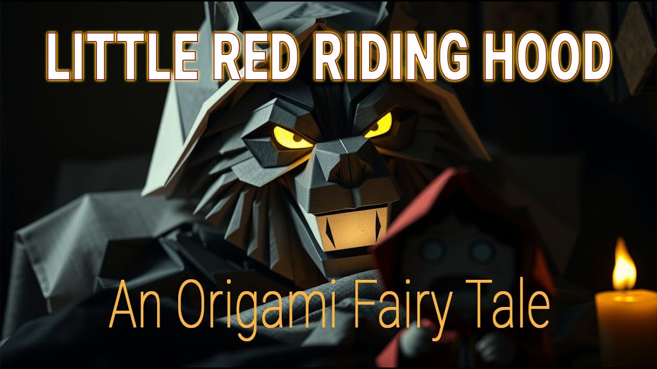 Little Red Riding Hood | A Dark ORIGAMI FAIRY TALE (Paper Horror Animation)