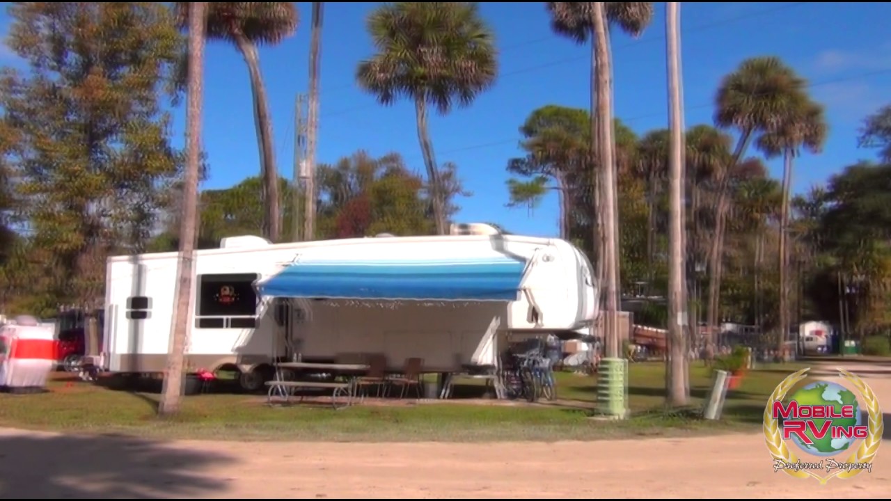 New Smyrna Beach Rv Park And Campground New Smyrna Beach Florida Youtube