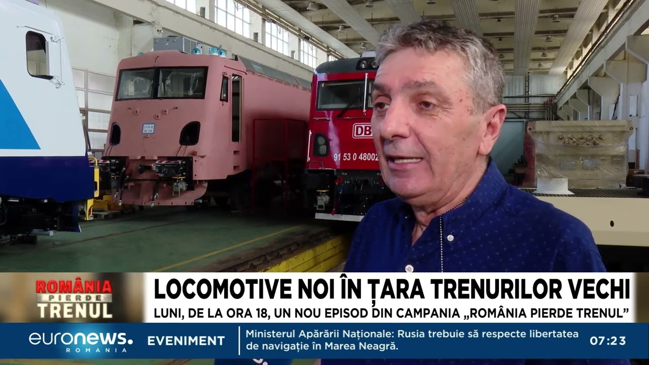 Locomotive noi în țara trenurilor vechi. CFR a cumpărat câteva locomotive produse la Craiova