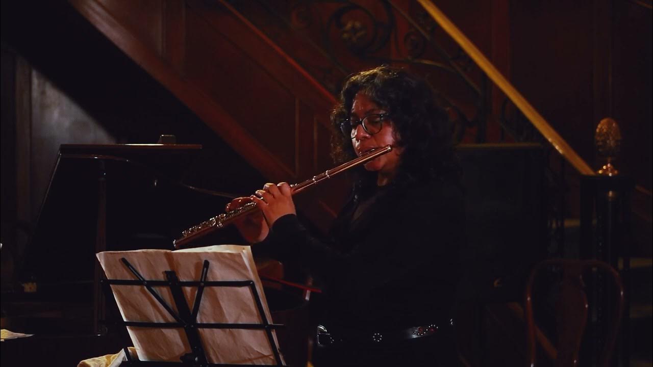 6 fantasías para flauta y piano. Fabián Espinosa Jiménez, piano, Erika