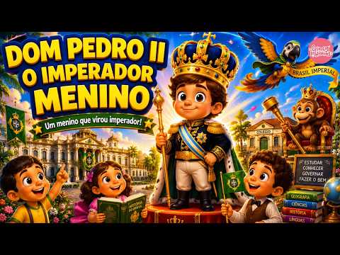 HISTORY OF BRAZIL FOR KIDS - DOM PEDRO II THE BOY EMPEROR #smartkids