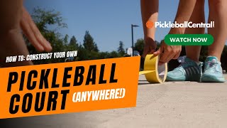 How to Build a Pickleball Court... ANYWHERE!