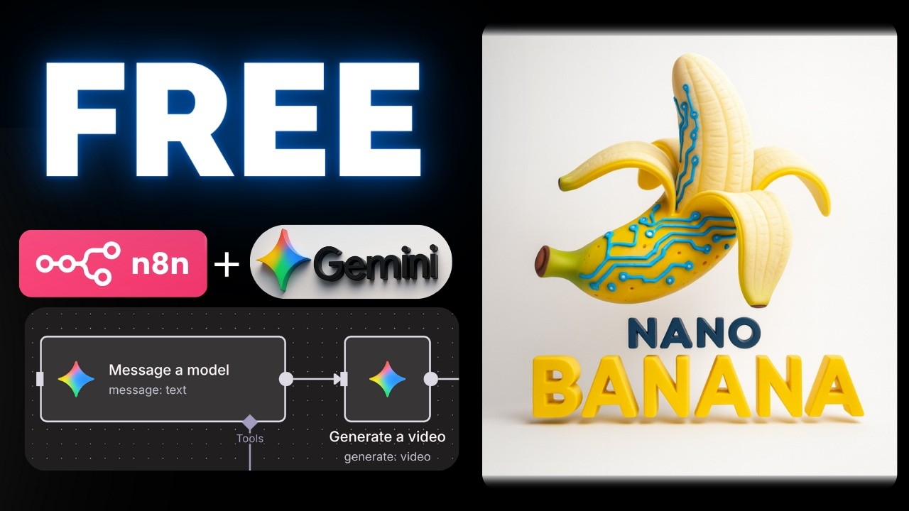 How to Use Google's Nano Banana FREE with n8n (No-Code Tutorial)