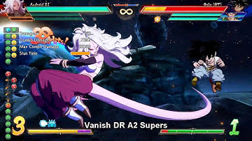 [v1.27] Android 21 ToD | 0 bar 5M in Corner | A21 / SSJ4 Gogeta B / Janemba A -- DBFZ
