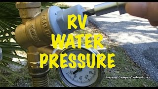 RV Water Pressure Tips and Tricks