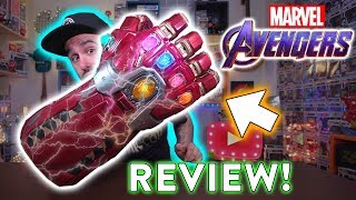 Marvel Legends Avengers Endgame Nano Power Gauntlet Review!