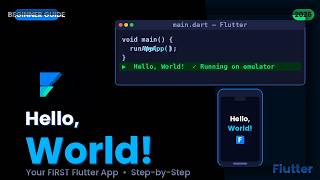 How to Create & Run Your First Flutter Hello World App – Full Setup Guide 2026