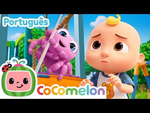 A Pequena Aranha no Parquinho Divertido | CoComelon Brasil | Músicas Para Crianças em Português