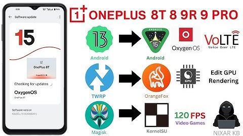 Flash OxygenOS 15 in OnePlus Without PC | Android 15 in 8T 8 9R 9 PRO No PC | OrangeFox TWRP Magisk