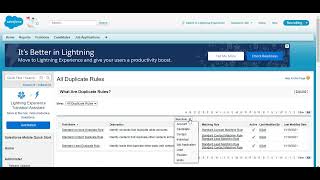 Famous How to avoid duplicate record in salesforce by Duplicate Rule and Matching Rule Profile