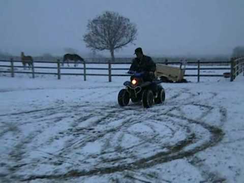 SLEDGE QUAD IN THE SNOW BILLY THE SKID
