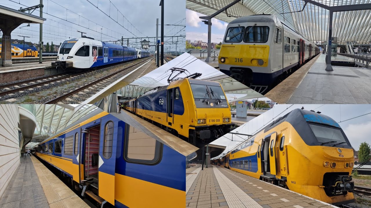 Treinen/Züge in Maastricht🇳🇱, Liège-Guillemins🇧🇪 und Köln-Süd(27.9.2025)