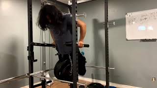 160lbs Weighted Dip