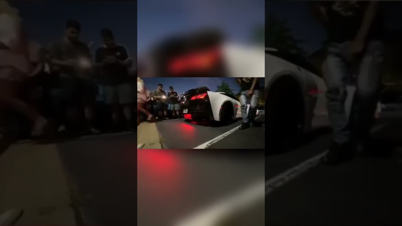 Boosted corvette C7 🔥 Loud / 2-step / flames