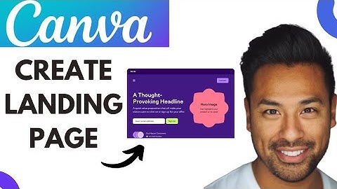 How to Create a Landing Page with Canva (step-by-step)