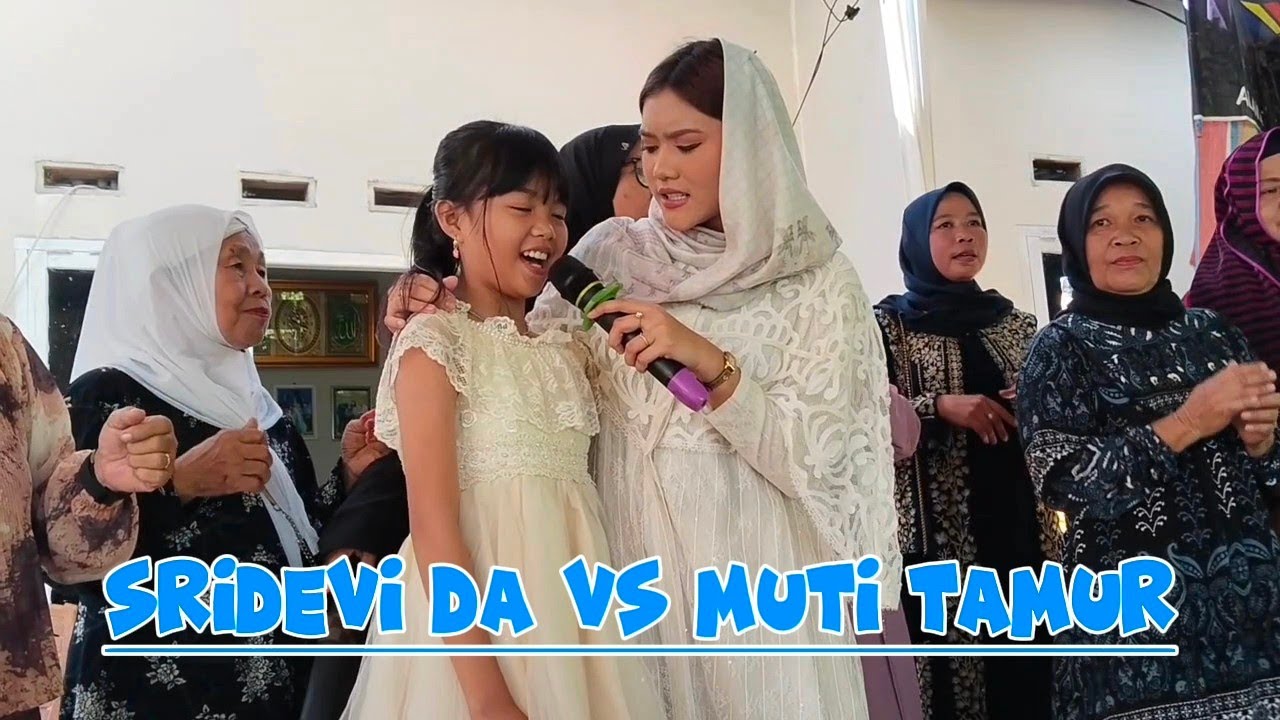 Duet Maut SRIDEVI DA dan MUTI TAMUR penyanyi cilik prabumulih diacara sedekah rumah baru sridevi