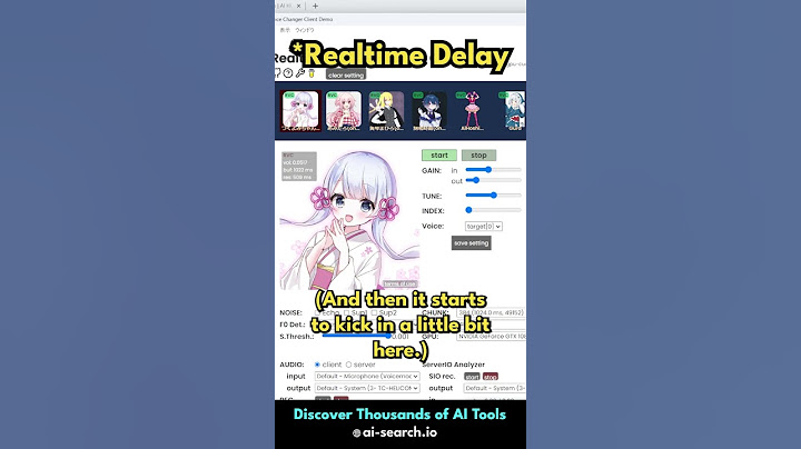 How to Sound Like an Anime Girl With This New AI Voice Changer (Short)
