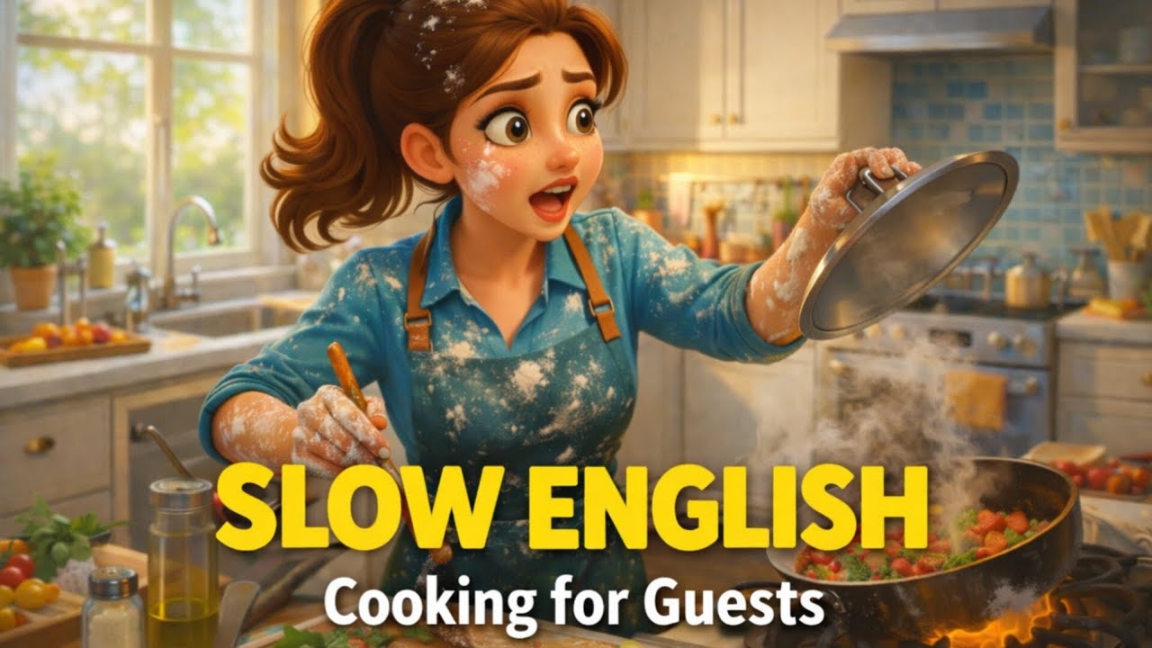 Slow English🌮| Cooking for Guests |for Beginners| 