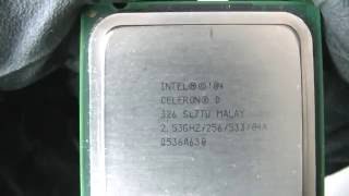 Celebrity Intel Celeron D 326 SL7TU Profile