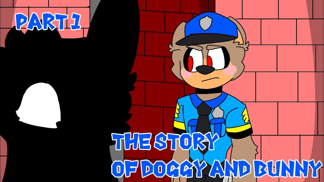 The Story Of Doggy And Bunny Fanmade Piggy Book 2 Roblox Trailer Speedpaint Youtube - doggy x foxy piggy roblox fanart