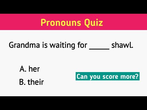 Pronouns Quiz। Choose The Correct Pronoun। Test Your English Grammar। Learning Board।