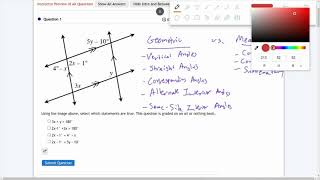 Chapter 2 Assessment 1 Review