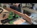 Fabrication manche guitare electrique (Eric Stiegler - Luthier)