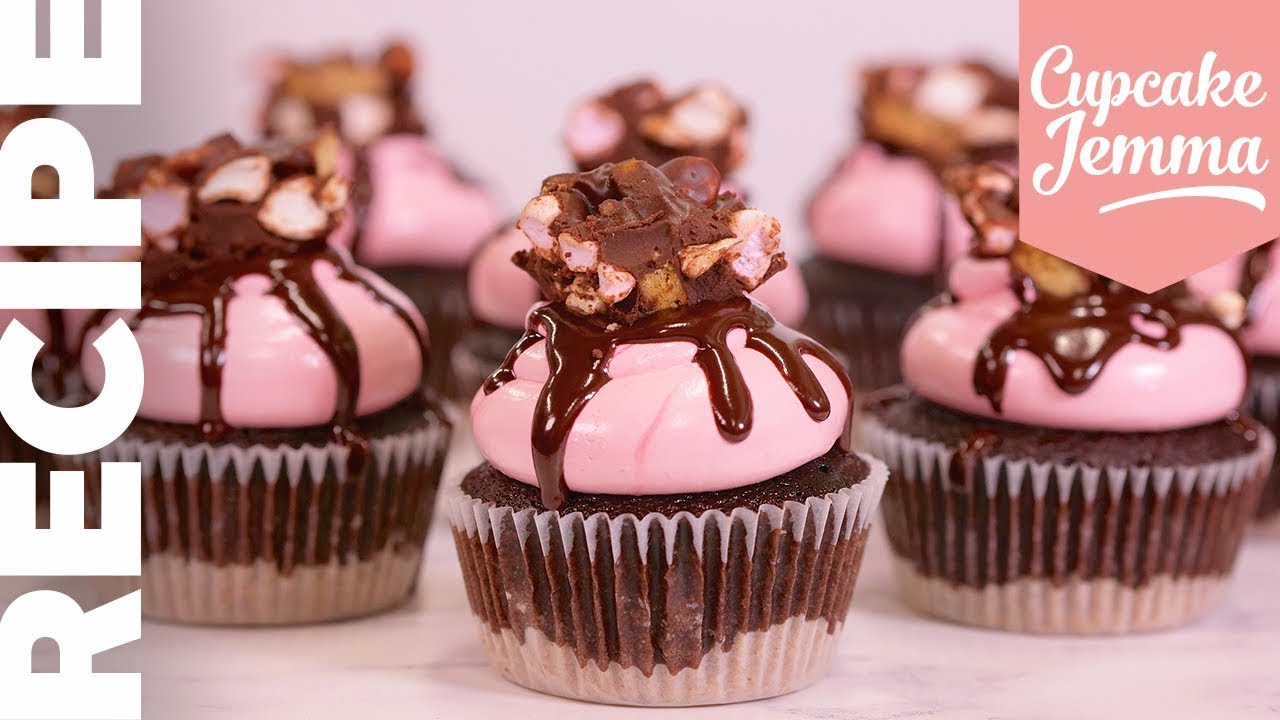 Ultimate Rocky Road Cupcake Recipe & Tutorial | Cupcake Jemma