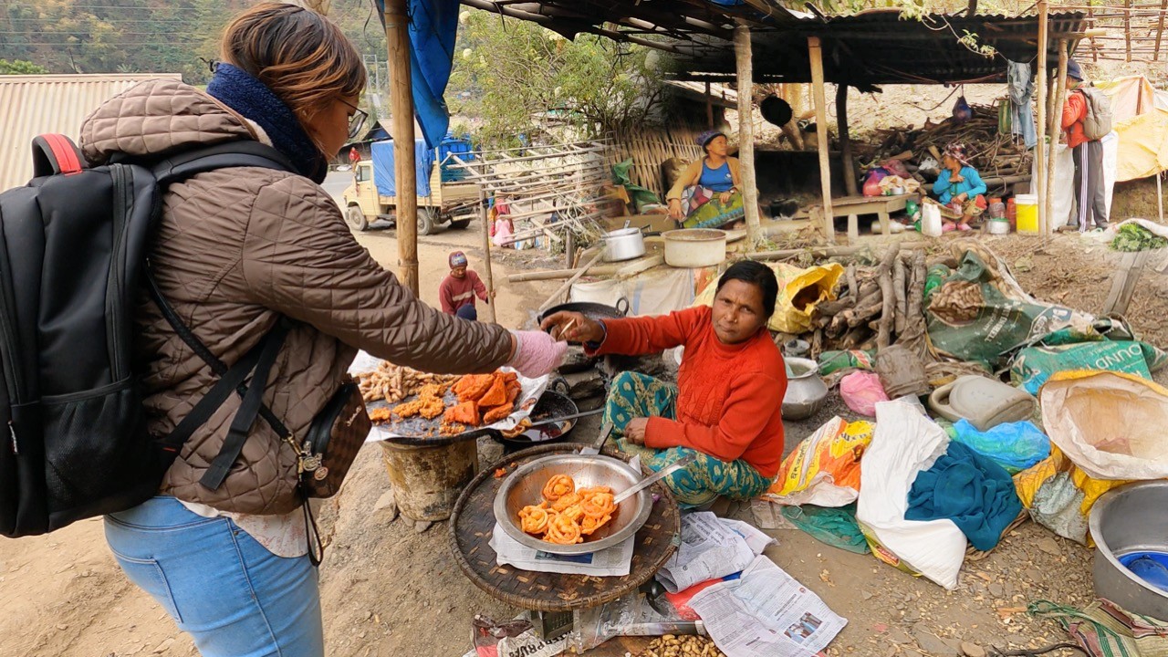 Organic Weekly Village Market | video - 87 | Beautiful Small Village & People Life | BijayaLimbu