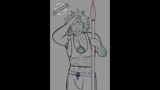 Post Training Will Powers #pheonixwright #aceattorney #steelsamurai #gaming