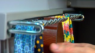 Cómo colocar porta corbatas extraíble - Bricomanía - YouTube