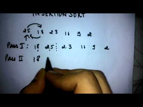 Insertion Sort Algorithm explained in 3 minutes