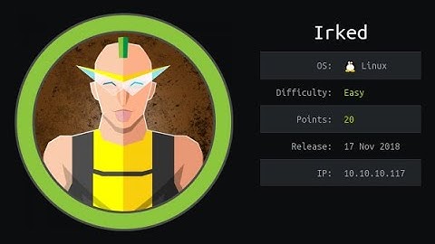 Irked hackthebox walkthrough