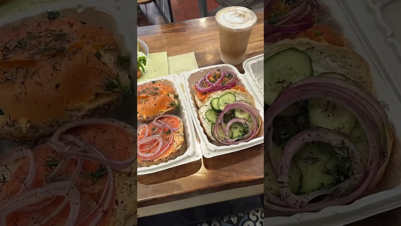 Best bagels near me. Best breakfast bagels nyc. Nova lox bagels manhattan #bagel #breakfastsandwich Broad Nosh Bagel Deli Catering NYC