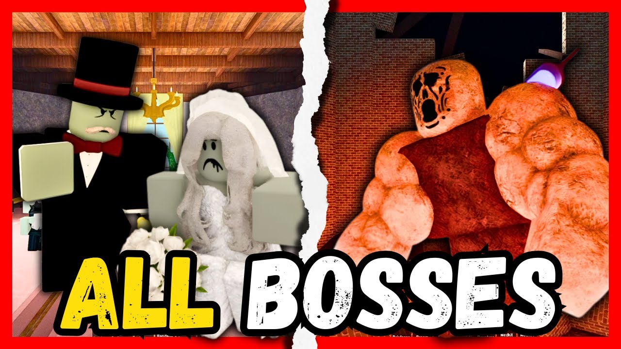 Dead Hotel ALL BOSSES & Ending - ROBLOX [4K60FPS]